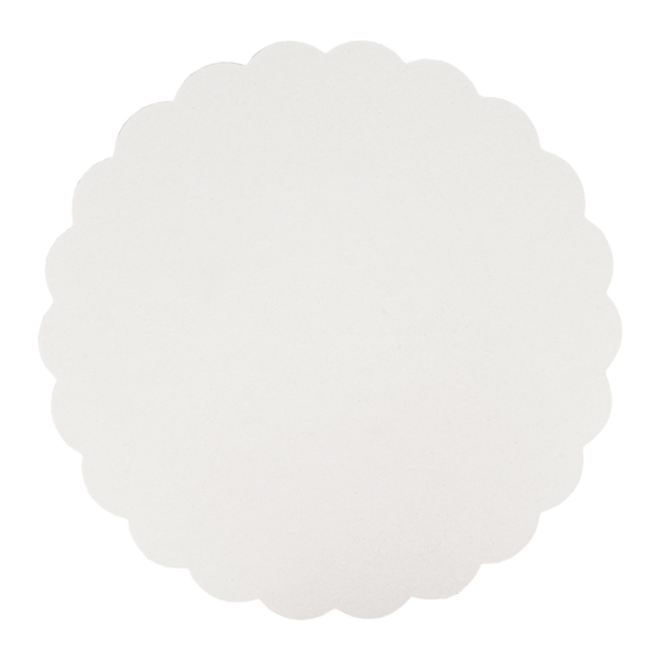 Discos Planos Pastelería 390 G/M2 Ø 27 Cm Blanco Cartón (250 Unid.)