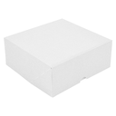 Cajas Pastelería Sin Ventana 'Thepack' 250 G/M2 18X18X7,5 Cm Blanco Cartón Ondulado Nano-Micro (200 Unid.)