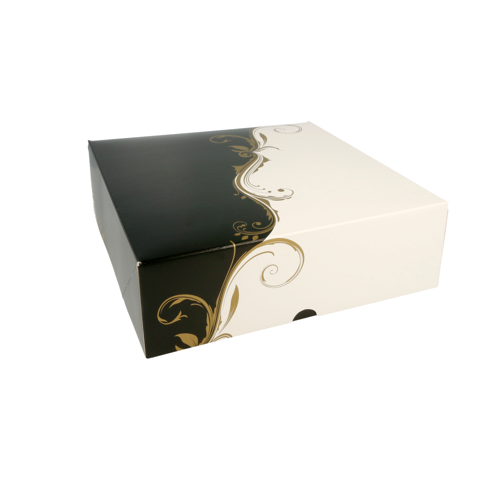 Cajas Pastelería Sin Ventana 'Thepack Classic' 250 G/M2 23X23X7,5 Cm Blanco Cartón Ondulado Nano-Micro (200 Unid.)