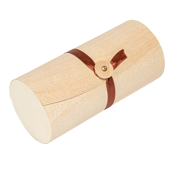 Cajitas De Hojuela De Álamo Ø7X16 Cm Natural Madera (60 Unid.)