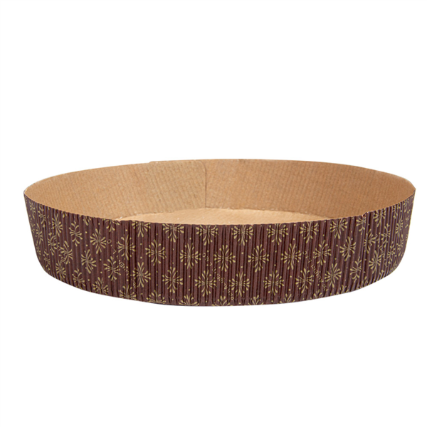 MOLDES REDONDOS PASTELERÍA 145 G/M2 Ø 22x4 CM MARRÓN PAPEL (408 UNID.)