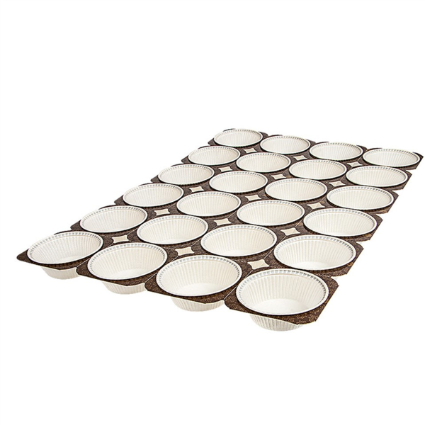 BANDEJAS 24 MAGDALENAS 50 G 65 G/M2 33,6x50,4 CM PAPEL (110 UNID.)
