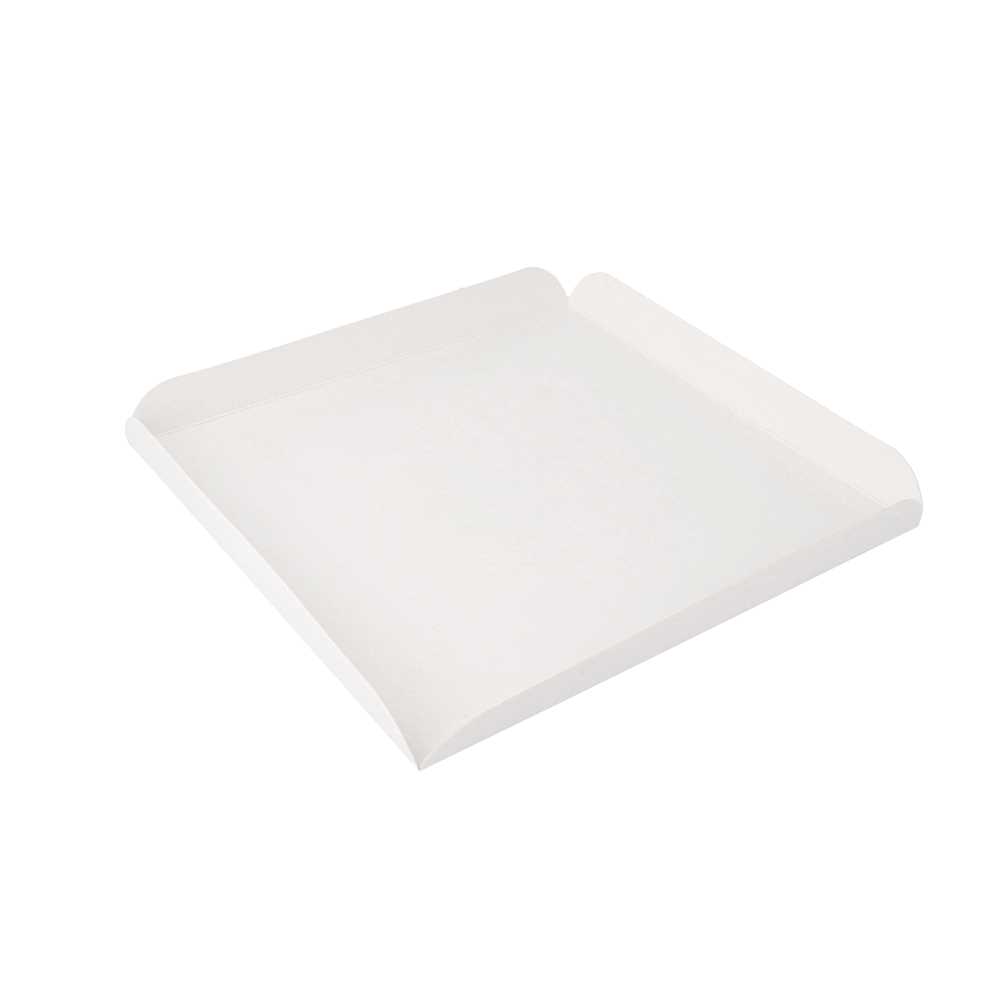 Cuadrados Con Pestañas 15X15+2 Cm Blanco Cartón (250 Unid.)