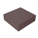 Cajas Pastelería Sin Ventana 'Thepack' 250 G/M2 32X32X10 Cm Chocolate Cartón Ondulado Nano-Micro (100 Unid.)