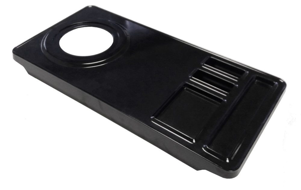 Bandeja Maestro Principal Perforada Negra