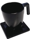 Taza Maestro 200 Ml + Plato Negro