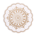 Posavasos 9 Capas 8X18 G/M2 + (30+12) G/M2 Ø9 Cm Blanco Tissue (3000 Unid.)