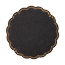 Posavasos 9 Capas 8X18 G/M2 + (30+12) G/M2 Ø9 Cm Negro Tissue (3000 Unid.)