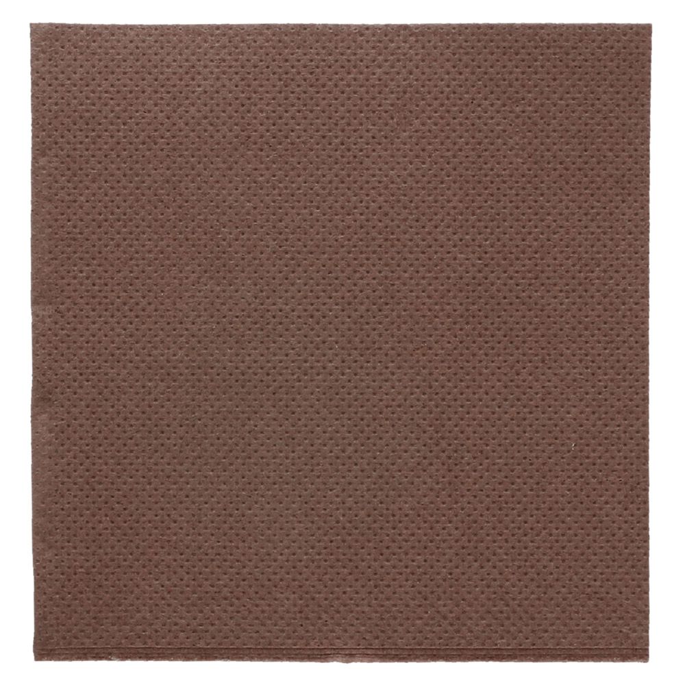Servilletas Ecolabel 'Double Point' 18 G/M2 20X20 Cm Chocolate Tissue (2400 Unid.)