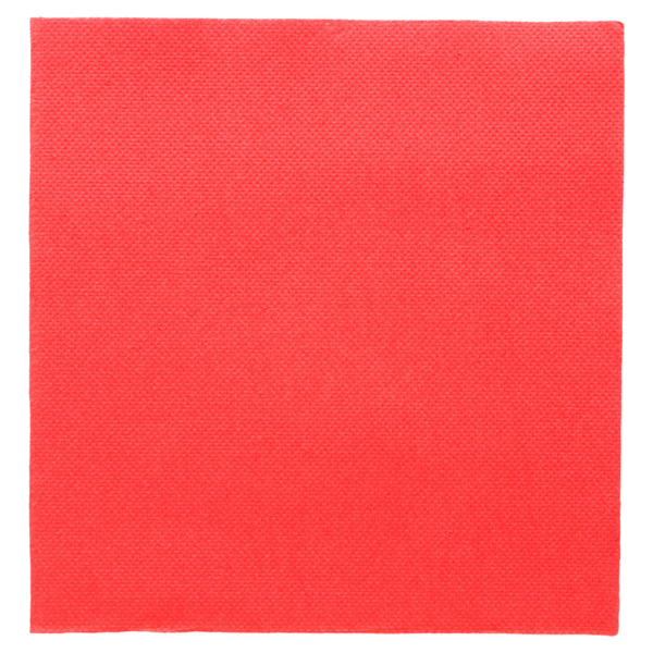 SERVILLETAS ECOLABEL 'DOUBLE POINT' 18 G/M2 33x33 CM ROJO TISSUE (1200 UNID.)