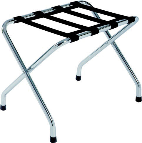 SOPORTE DE MALETAS RACK METAL CROMADO