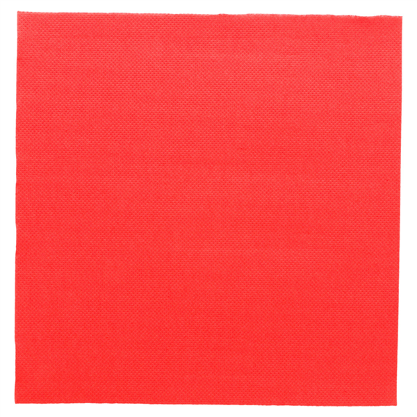 SERVILLETAS ECOLABEL 'DOUBLE POINT' 18 G/M2 39x39 CM ROJO TISSUE (1200 UNID.)