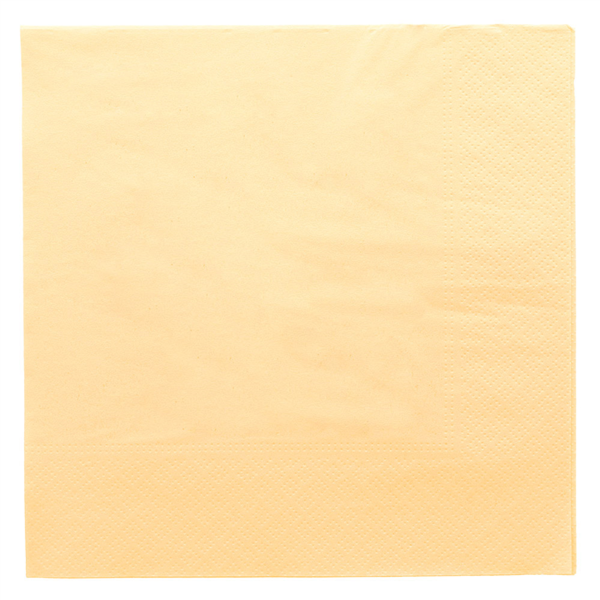SERVILLETAS ECOLABEL 2 CAPAS 18 G/M2 39x39 CM MARFIL TISSUE (1600 UNID.)