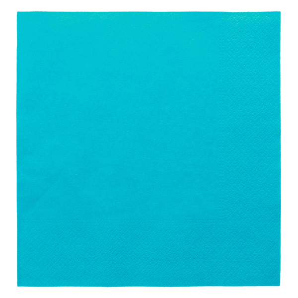 Servilletas Ecolabel 2 Capas 18 G/M2 39X39 Cm Azul Turquesa Tissue (1600 Unid.)