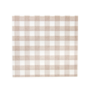 SERVILLETAS 'LIKE LINEN - VICHY' 70 G/M2 40x40 CM TAUPE SPUNLACE (600 UNID.)