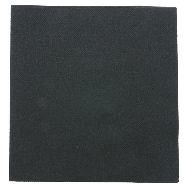 SERVILLETAS 55 G/M2 40x40 CM NEGRO AIRLAID (700 UNID.)