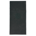 Servilletas Canguro 55 G/M2 40X40 Cm Negro Airlaid (700 Unid.)