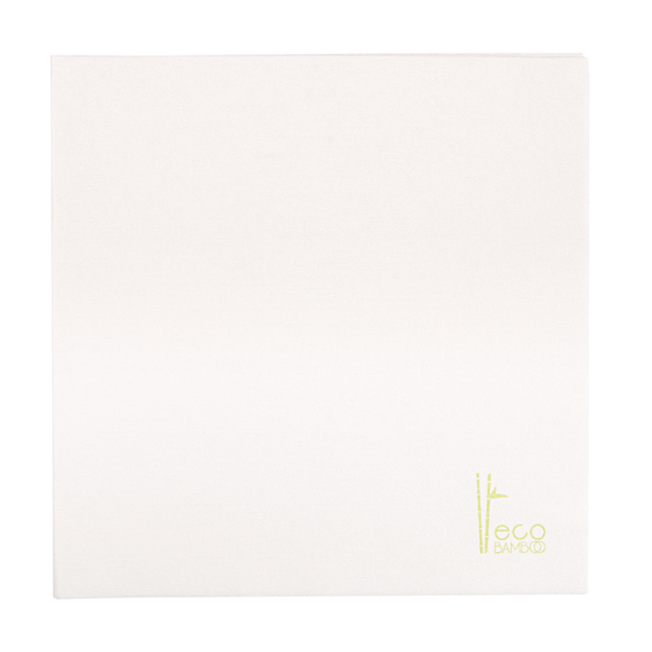 SERVILLETAS 'ECO-BAMBOO' 70 G/M2 45x45 CM BLANCO BAMBÚ (600 UNID.)