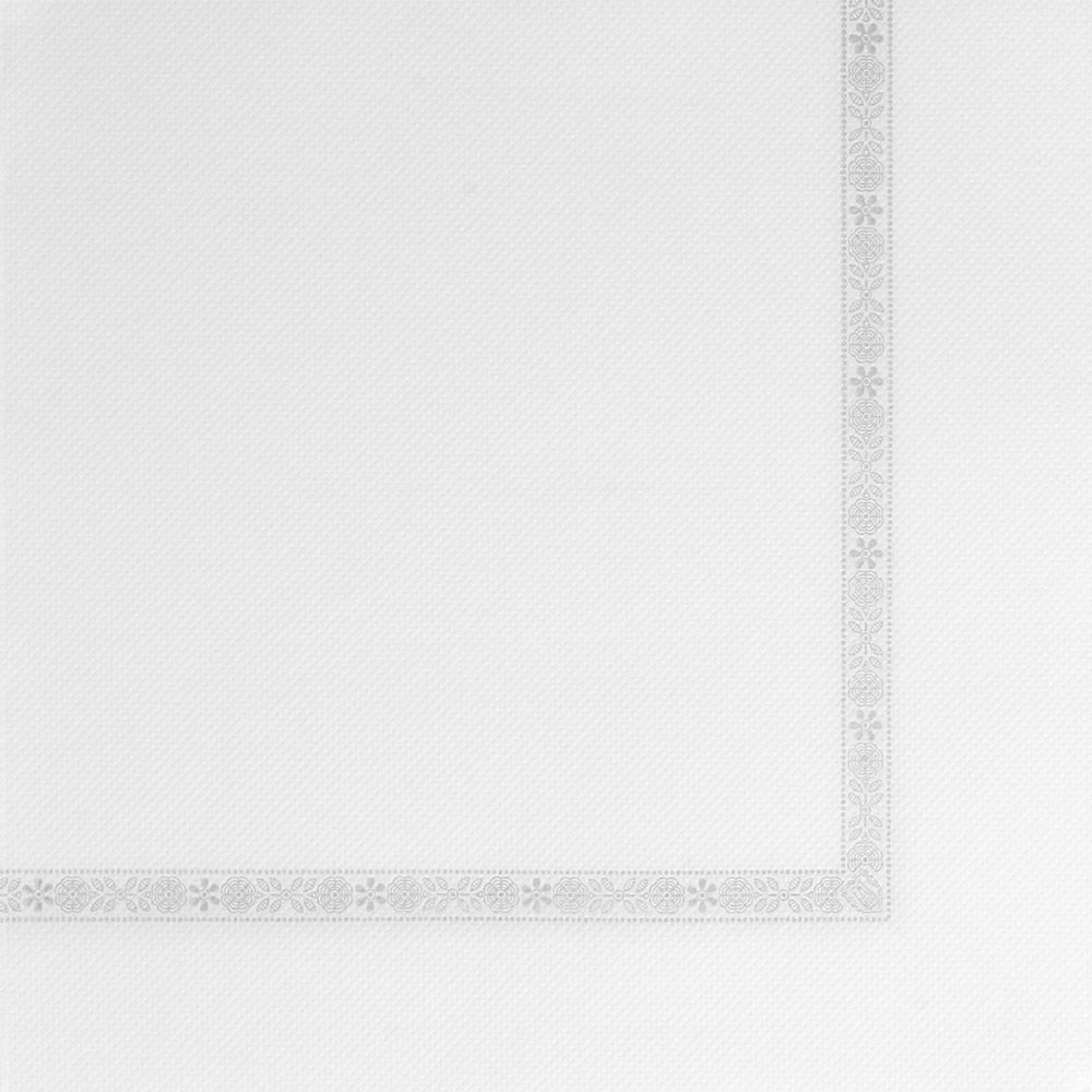 SERV. ECOLABEL CON ORLA "PLUS" 'DOUBLE POINT' 18 G/M2 39x39 CM BLANCO TISSUE (1200 UNID.)