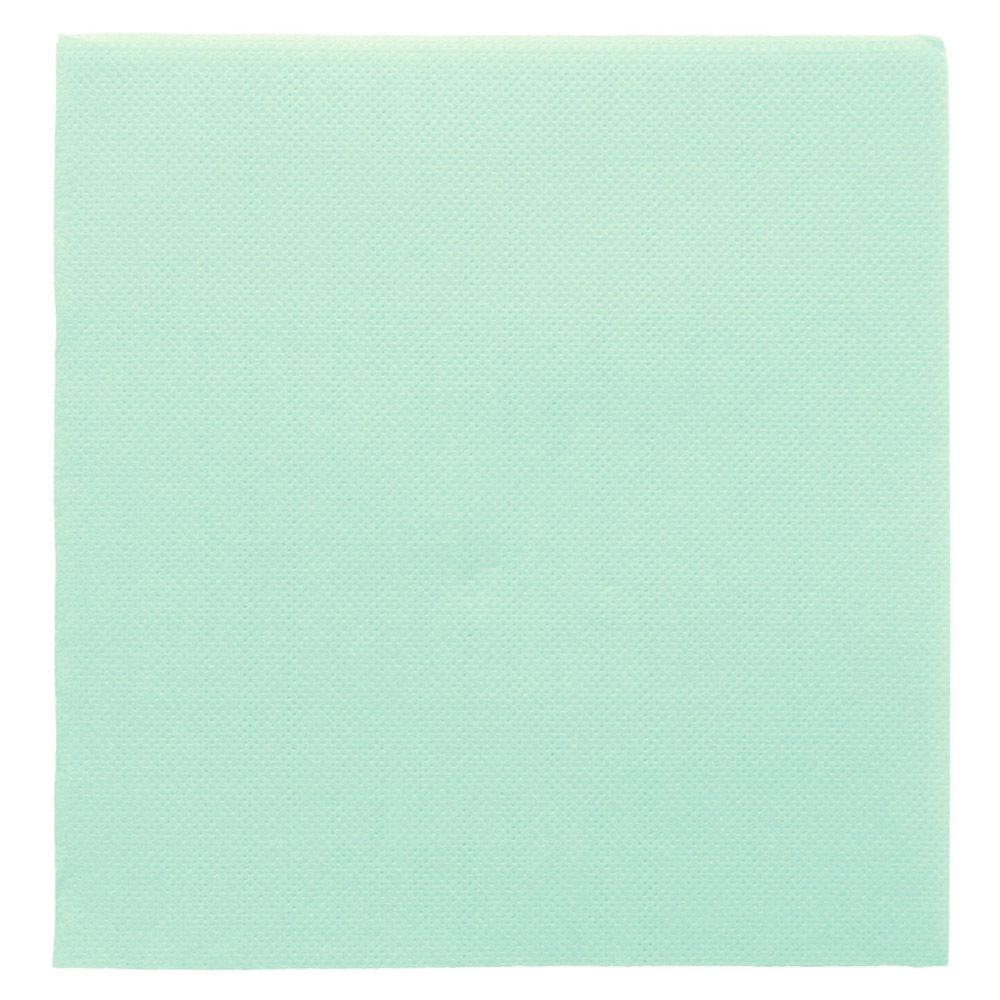 SERVILLETAS ECOLABEL 'DOUBLE POINT' 18 G/M2 33x33 CM VERDE AGUA TISSUE (1200 UNID.)