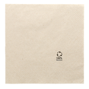 SERVILLETAS ECOLABEL 2 CAPAS 18 G/M2 39x39 CM NATURAL TISSUE RECICLADO (1600 UNID.)