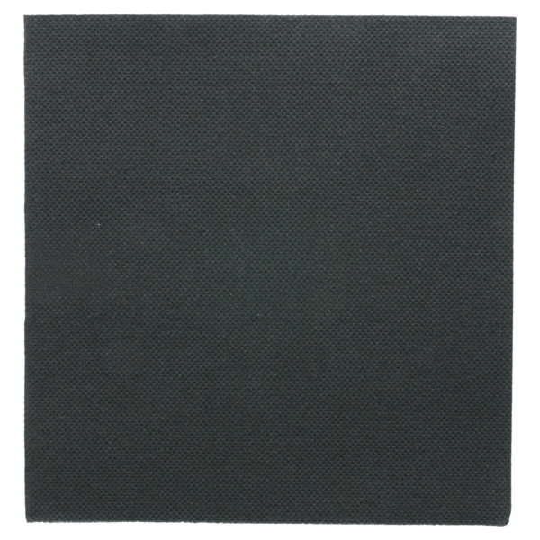 SERVILLETAS ECOLABEL 'DOUBLE POINT' 18 G/M2 33x33 CM NEGRO TISSUE (1200 UNID.)