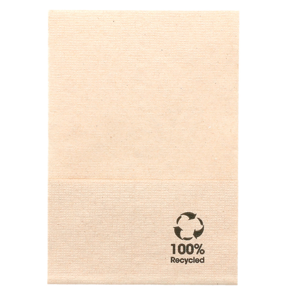 SERVILLETAS ECOLABEL 1 CAPA 'MINI SERVIS' 23 G/M2 17x17 CM NATURAL TISSUE RECICLADO (9600 UNID.)