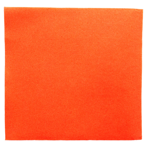 SERVILLETAS ECOLABEL 'DOUBLE POINT' 18 G/M2 39x39 CM NARANJA TISSUE (1200 UNID.)