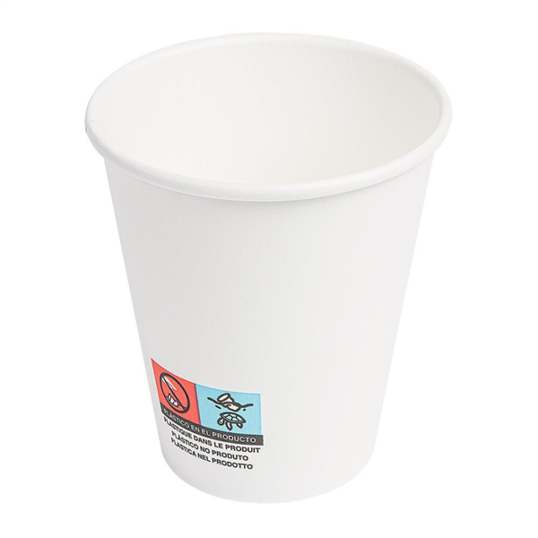 VASOS VENDING BEBIDAS CALIENTES 1 PARED 150 ML 210 + 18 PE G/M2 Ø7,1/4,6x7,9 CM BLANCO CARTONCILLO (1000 UNID.)
