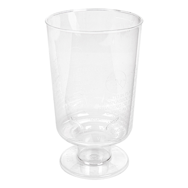 COPAS INYECTADAS VINO 150 ML Ø 5,7x9,6 CM TRANSPARENTE CRISTAL PS (264 UNID.)
