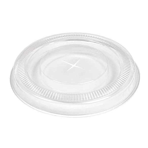 TAPAS PLANAS CON CRUZ PARA 223.99 Ø 7,8x0,8 CM TRANSPARENTE PLA (1250 UNID.)