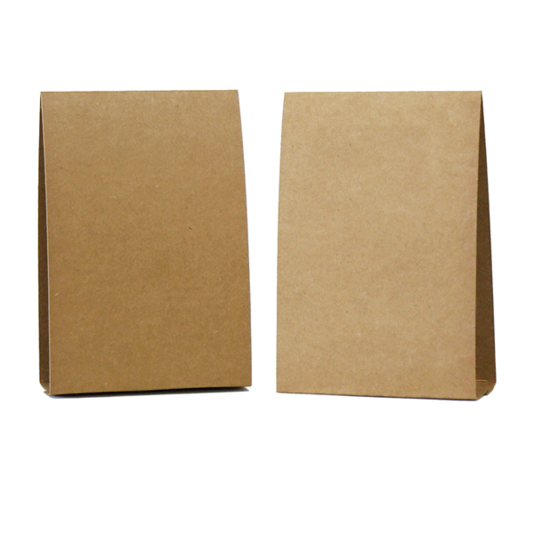 CARTELES SOBREMESA 10x15,2 CM MARRÓN PAPEL (6 UNID.)