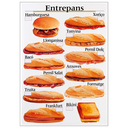 Display "Entrepans" - Catalán 50,5X70,3 Cm Blanco Pvc (1 Unid.)