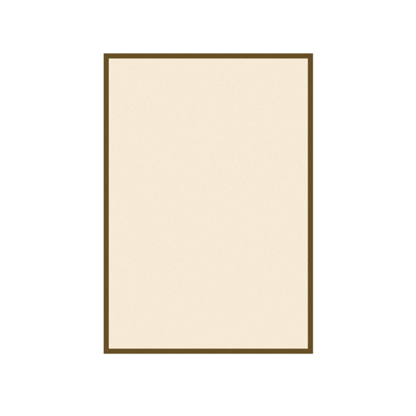 CARTULINAS PARA PORTA-MENÚS - ORLA MARRÓN 130 G/M2 15,3x21 CM MARFIL CARTONCILLO (100 UNID.)