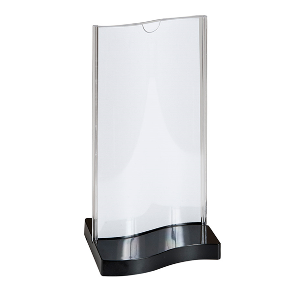Porta Menús Pie Rectangular 10X20 Cm Transparente Ps (45 Unid.)