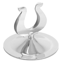 ATRIL PARA NUMERACIÓN SOBREMESA Ø7,2x6 CM PLATEADO INOX (1 UNID.)