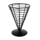 CESTAS PRESENTACIÓN 'ARTINOX' Ø 12,8x18 CM NEGRO ACERO (1 UNID.)