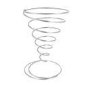 CESTA PRESENTACIÓN 'ARTINOX' Ø 13x23 CM PLATEADO INOX (1 UNID.)