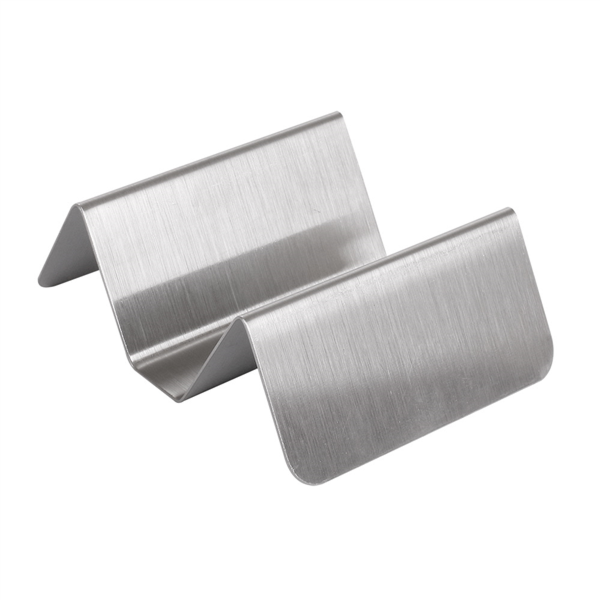 Rack 1/2 Tacos 'Artinox' 10X8X3,5 Cm Plateado Inox (12 Unid.)