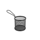 MINI FREIDORAS REDONDAS 'ARTINOX' Ø 9x8 CM NEGRO ACERO (6 UNID.)