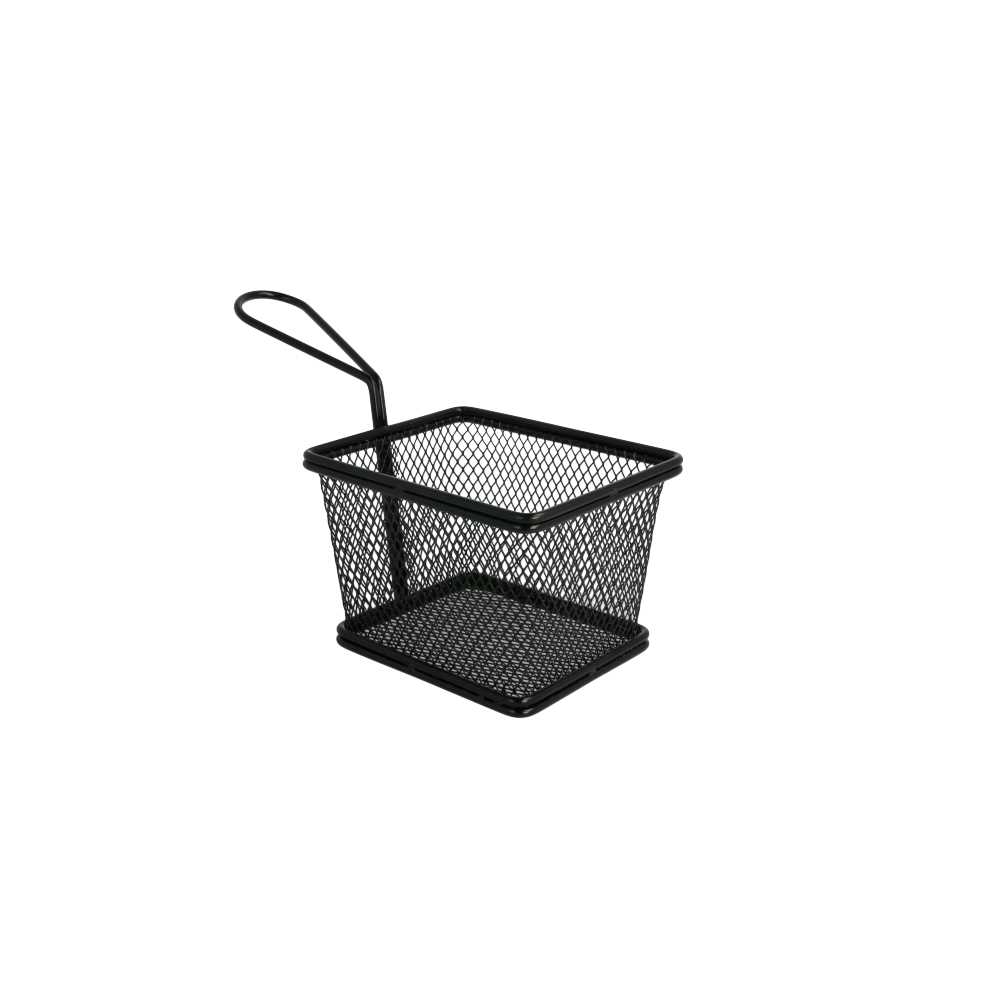 MINI FREIDORAS 2 PORCIONES 'ARTINOX' 12,5x10x7,5 CM NEGRO ACERO (6 UNID.)