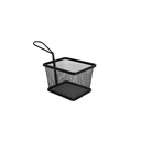 Mini Freidoras 2 Porciones 'Artinox' 12,5X10X7,5 Cm Negro Acero (6 Unid.)