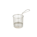 Mini Freidoras Redondas 'Artinox' Ø 9X8 Cm Cromado Acero (6 Unid.)