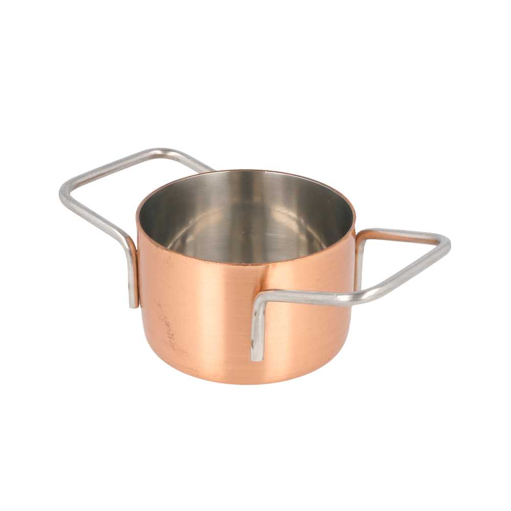 MINI OLLAS 'ARTINOX' Ø 7x4,5 CM COBRE INOX (6 UNID.)