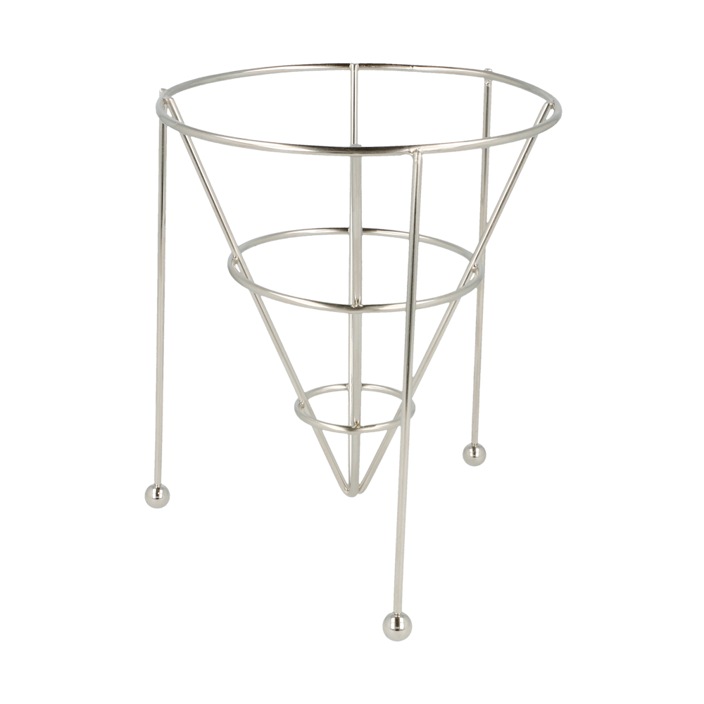 BASKET APILABLE 12,7x15,24 CM PLATEADO INOX (12 UNID.)