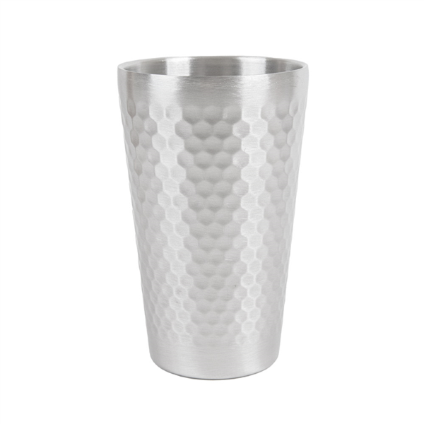 VASOS 'ARTINOX' 450 ML Ø 8,7x14,2 CM PLATEADO INOX (6 UNID.)