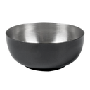 BOL 'ARTINOX' 135 ML Ø 7,5x2,6 CM NEGRO INOX (6 UNID.)