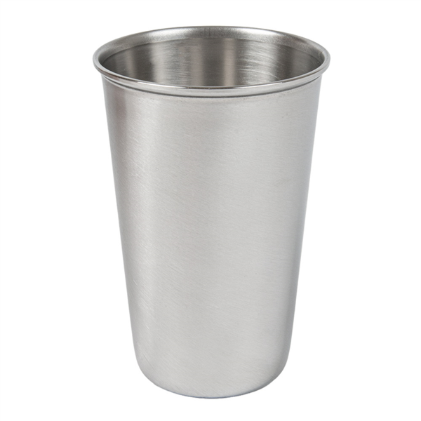 VASOS 'ARTINOX' 350 ML Ø 8x11 CM PLATEADO INOX (12 UNID.)