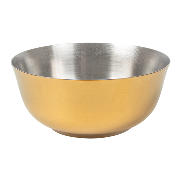 BOL 'ARTINOX' 284 ML Ø 10,5x4,8 CM DORADO INOX (6 UNID.)