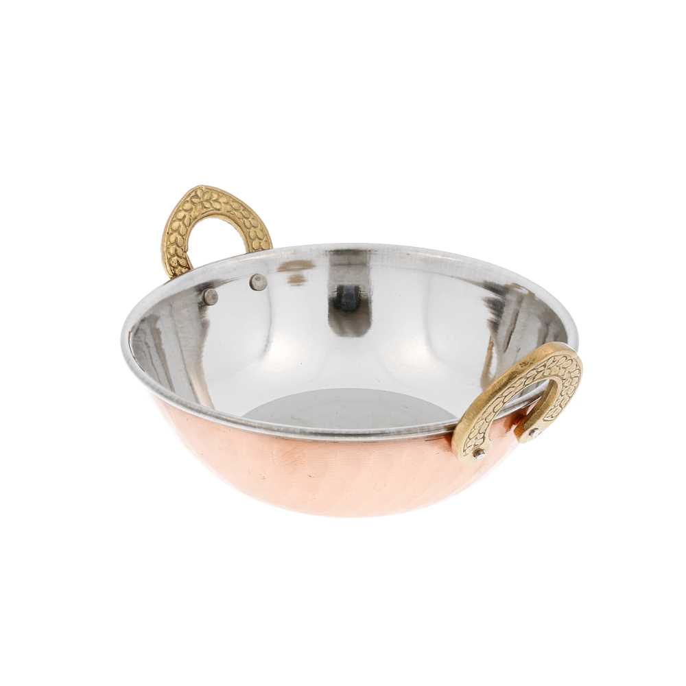 MINI CUENCOS CON ASAS 'ARTINOX' 510 ML Ø 15x5,5 CM COBRE INOX (6 UNID.)